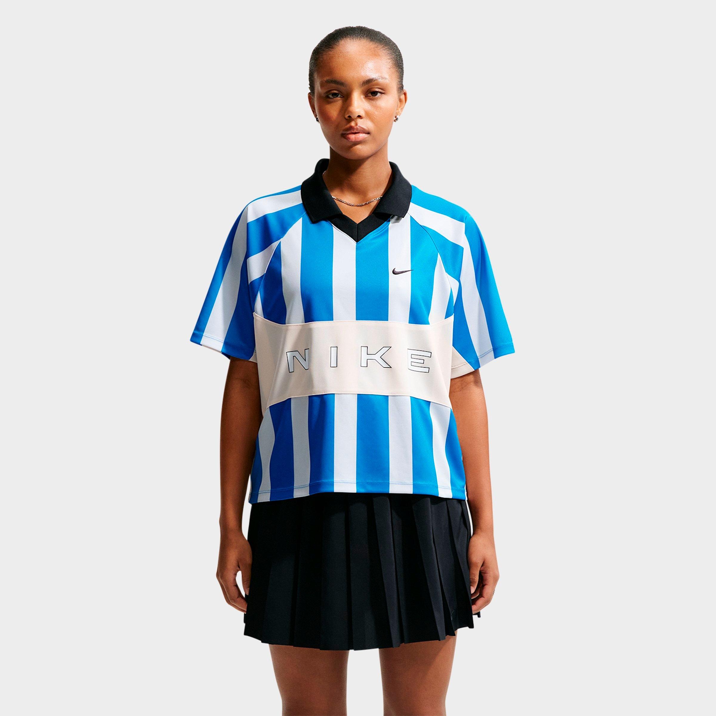 Women's Nike Sportswear Striped Oversized Jersey | Finish Line