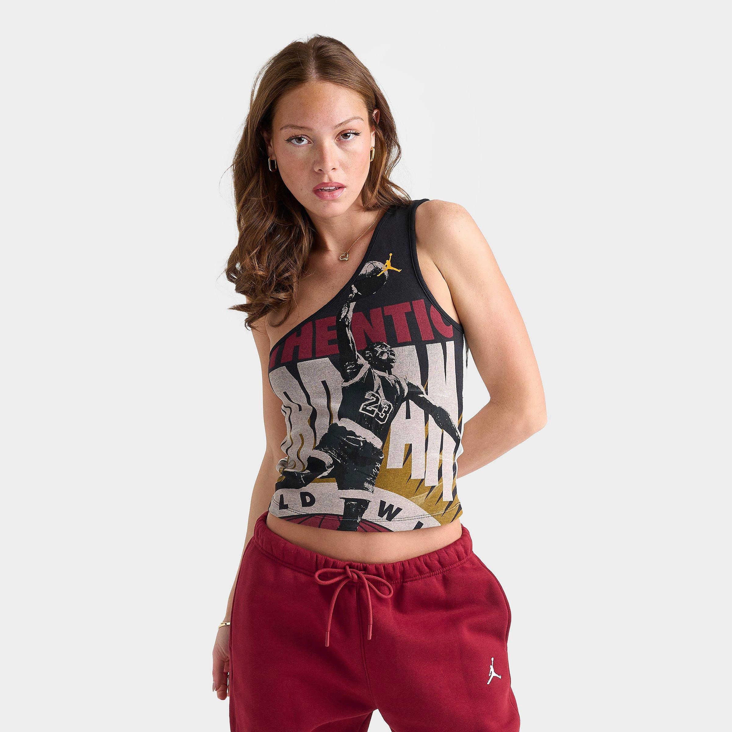 Women's Jordan Flight Graphic One-Shoulder Tank | Finish Line
