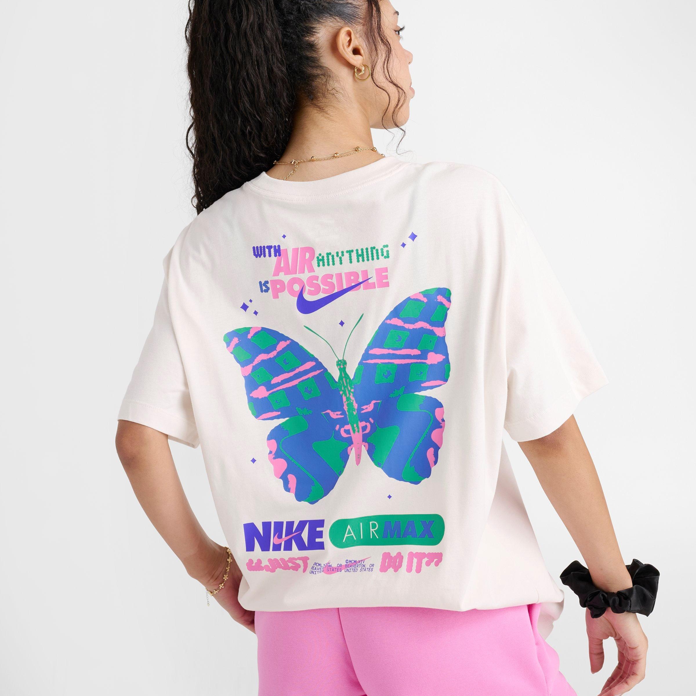 Nike★Sportswear Butterfly オーバーサイズ 半袖Tシャツ Women's Nike Sportswear Butterfly Oversized T-Shirt | Finish