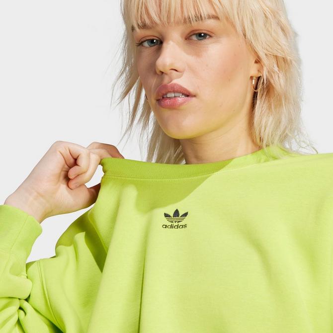 Adidas yellow best sale sweatshirt women's