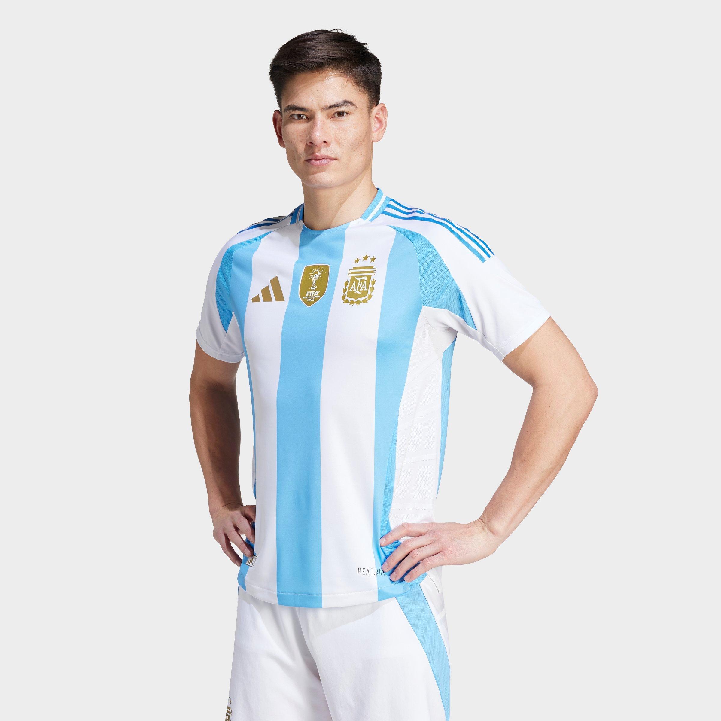 Men's adidas Argentina 2024 Home Authentic Soccer Jersey