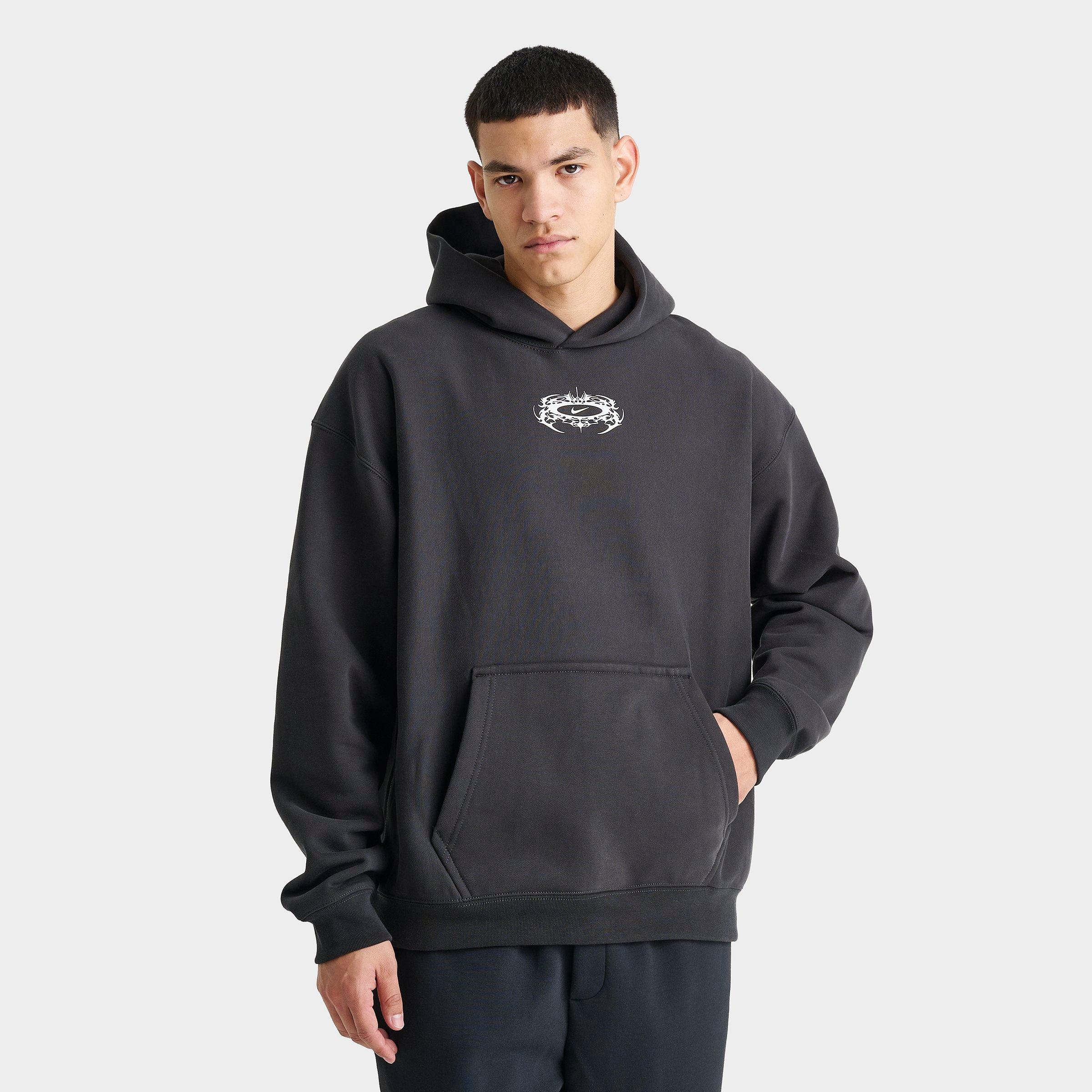 Men's Nike Solo Swoosh Lightning Graphic Fleece Pullover Hoodie