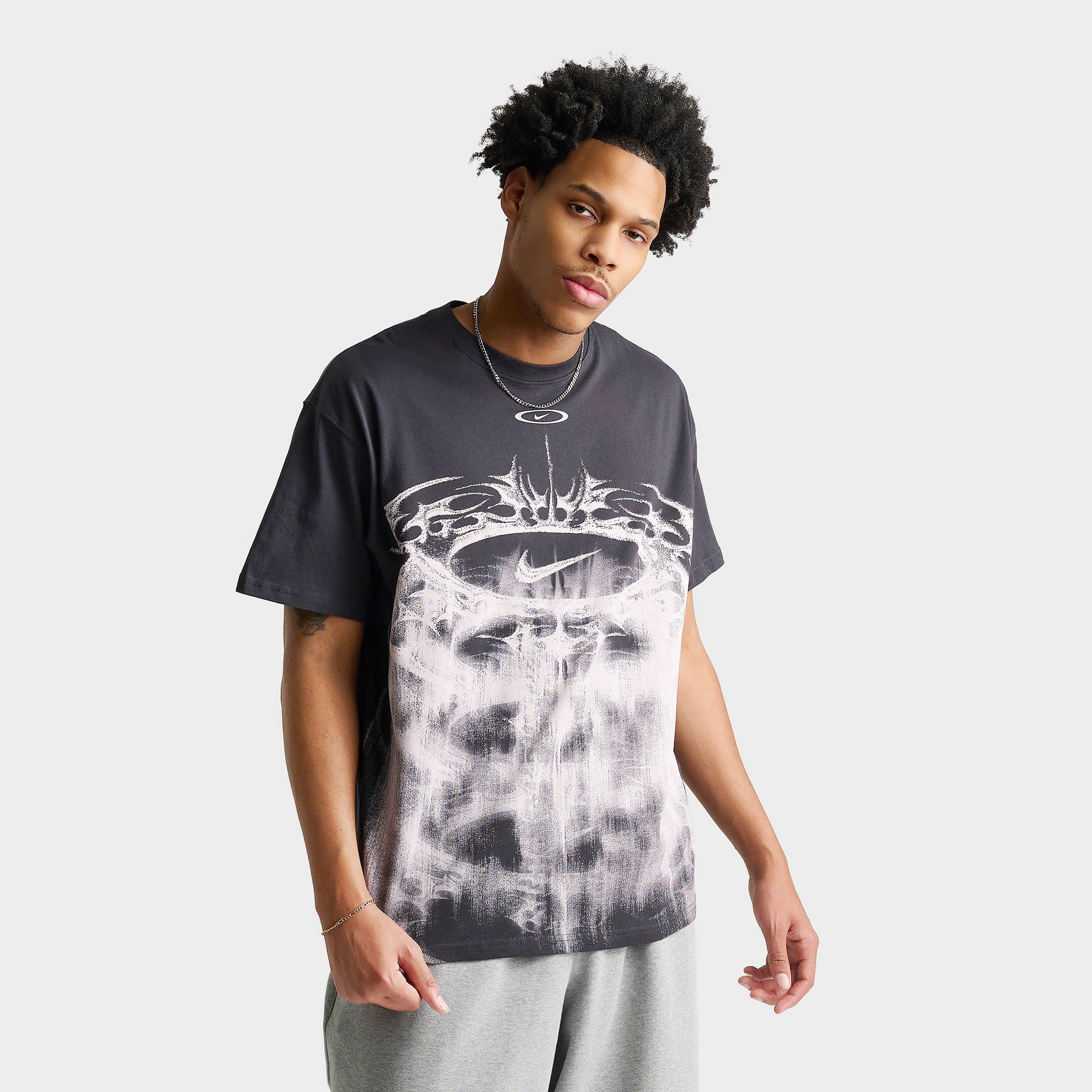 Men's Nike Sportswear Barbed Swoosh Graphic T-Shirt | Finish Line