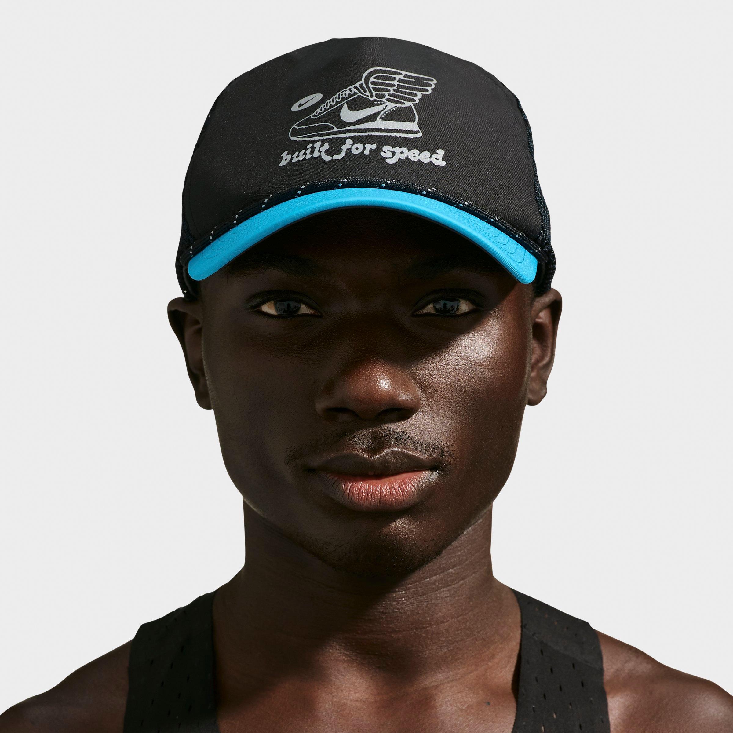 NIKE ナイキ　ランニングキャップ　バウワーマントラッククラブ　マラソンB Nike Pro Dri-FIT Unstructured Graphic Running Bungee Closure Hat