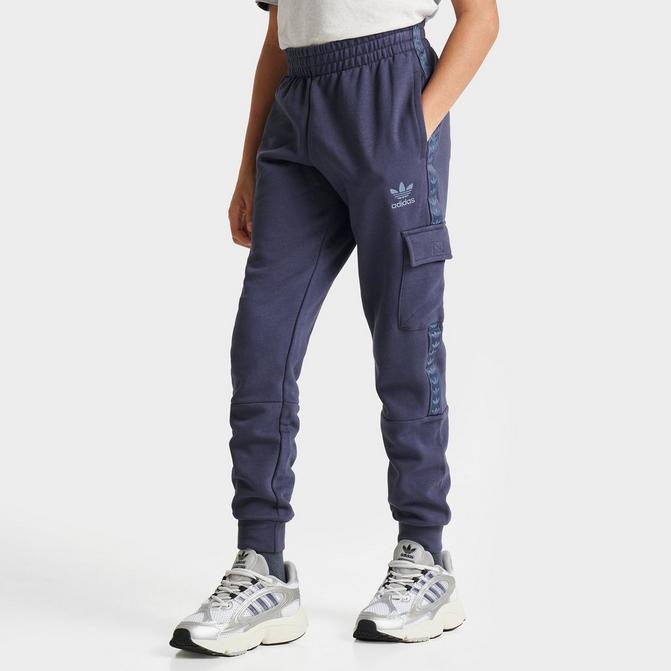 Adidas tape hot sale fleece pants