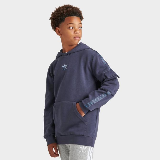 Kids adidas Originals Tape Hoodie Finish Line