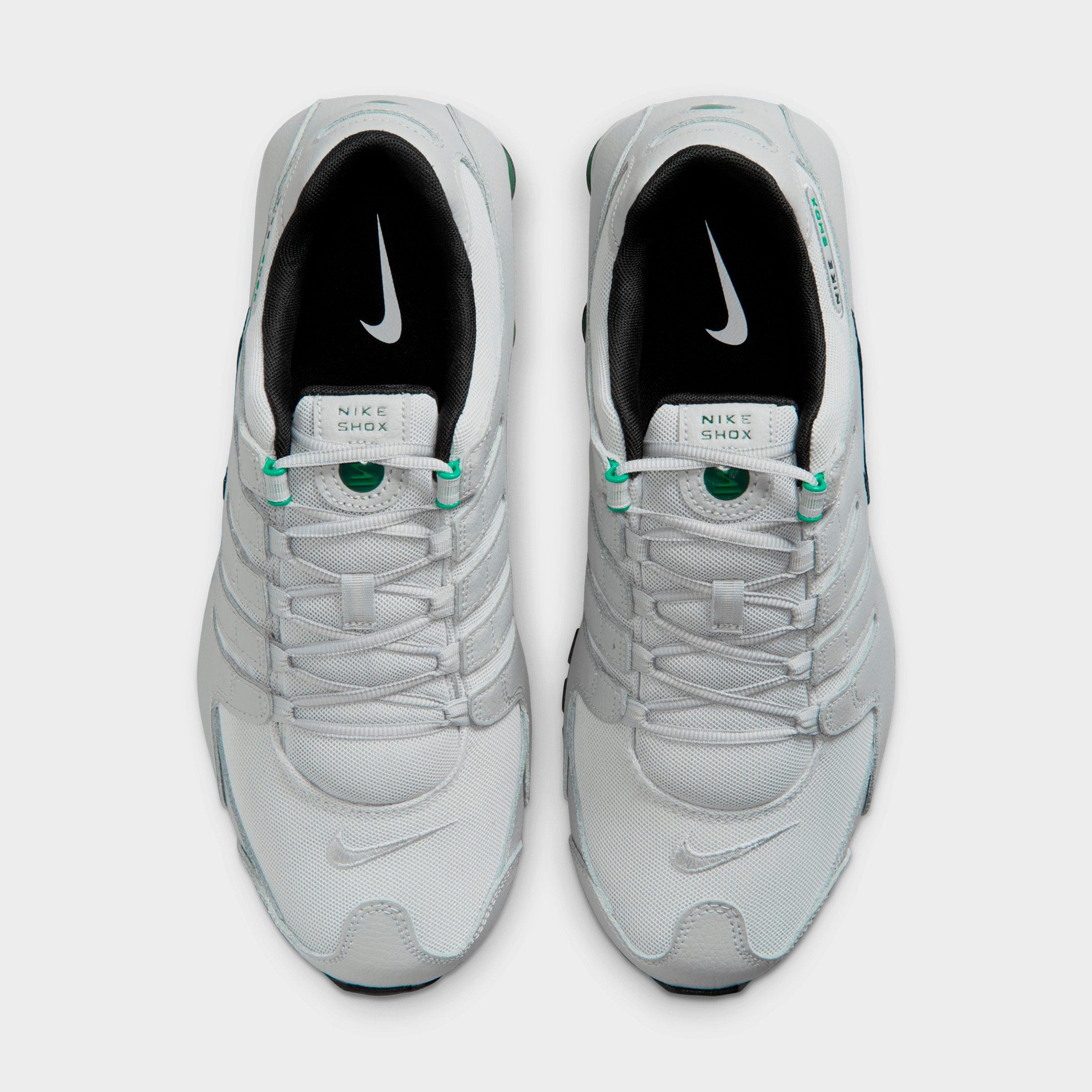 Nike Shox NZ Shoes Men\'s Silver White Mesh Leather Athletic Sneakers M9 Men main image 2