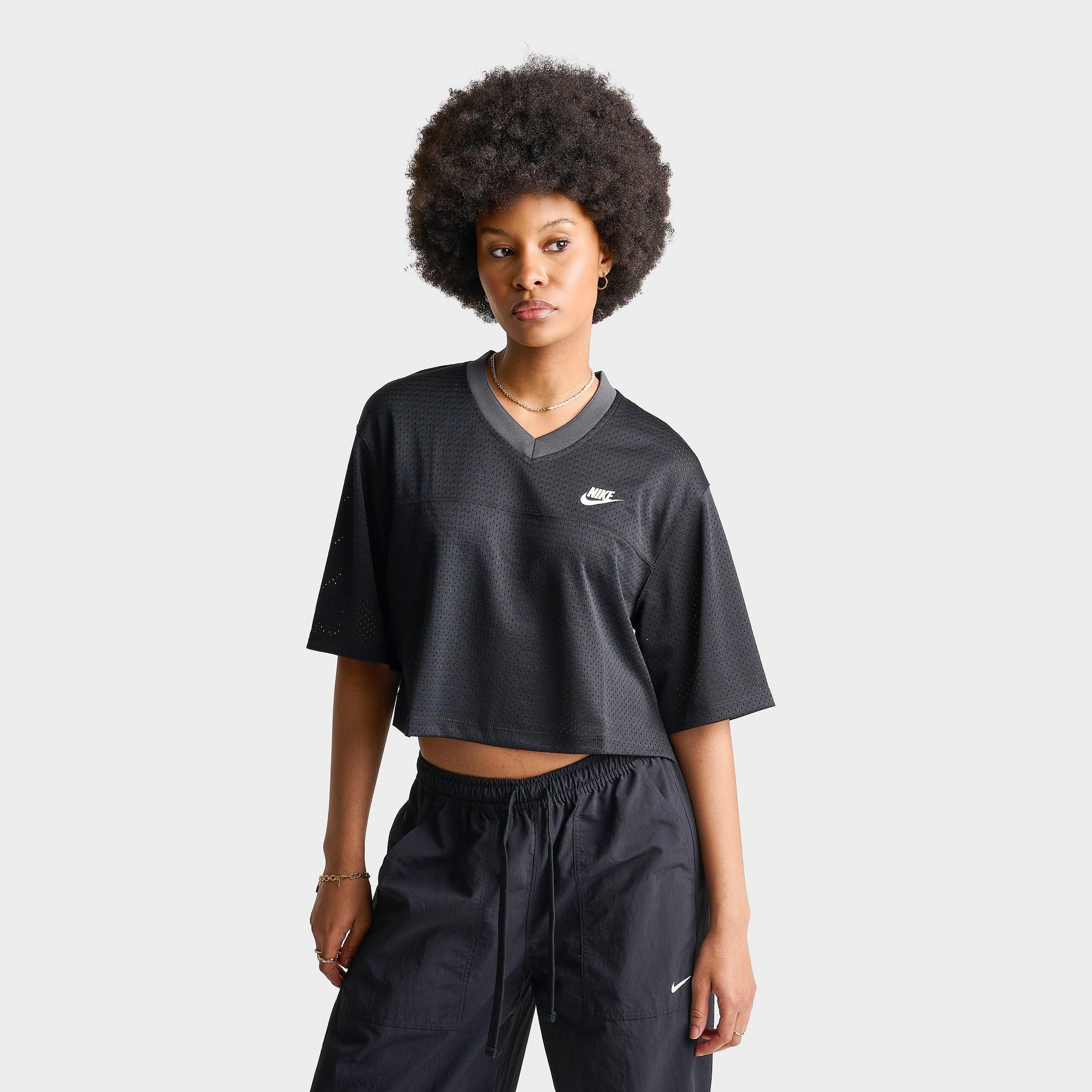 Women's Nike Sportswear Oversized Heritage Cropped Mesh Jersey