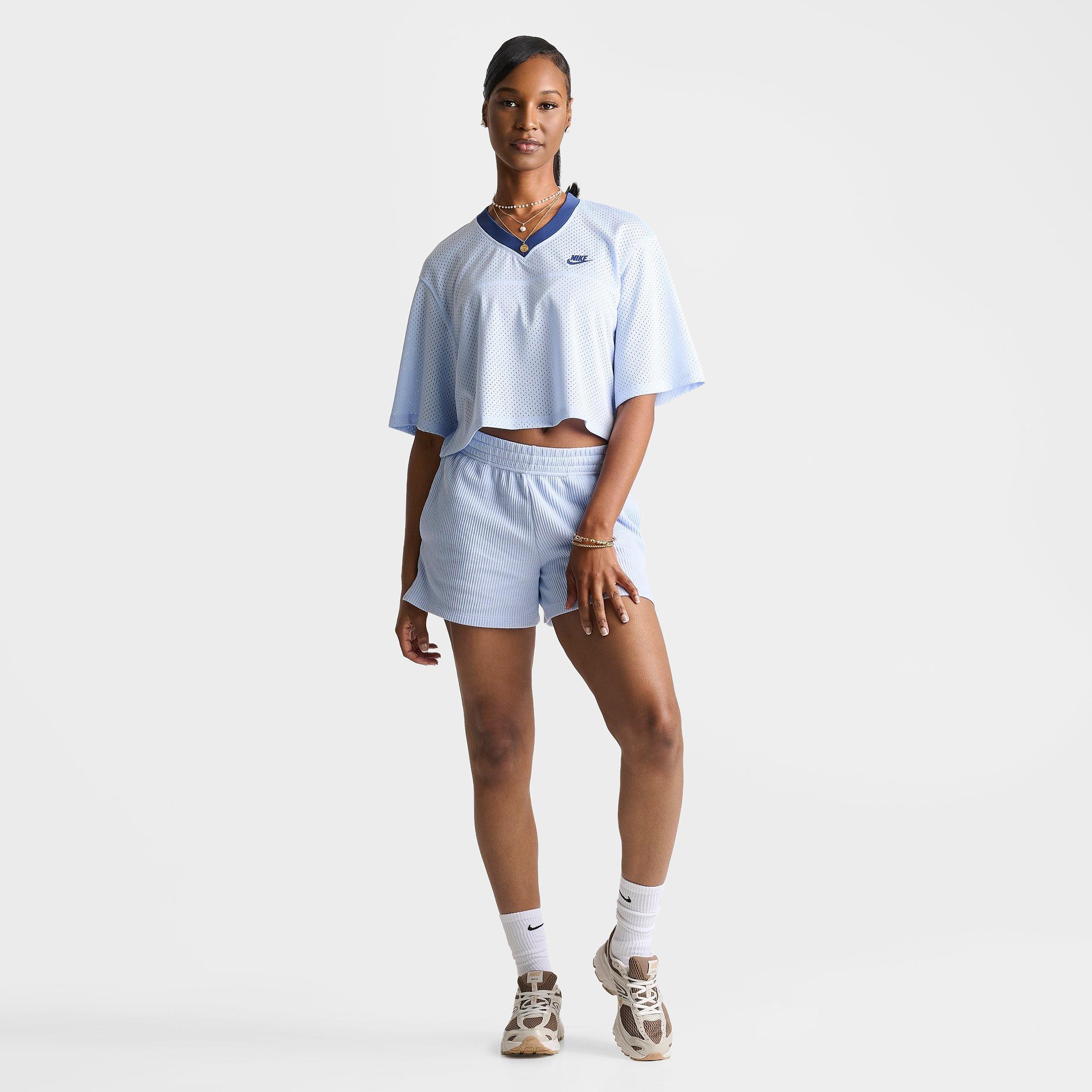 Women's Nike Sportswear Oversized Heritage Cropped Mesh Jersey