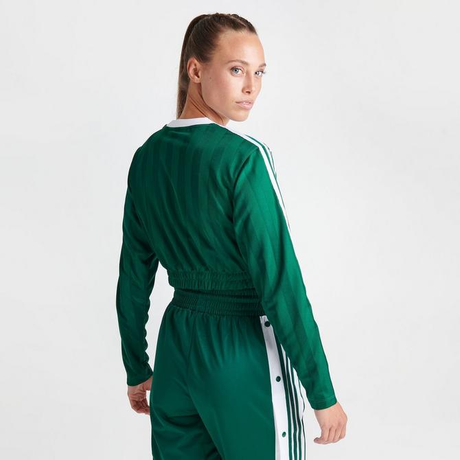 adidas Long-Sleeve Crop T-Shirt| Finish