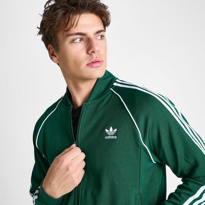 Adidas originals men's cheap superstar zippered track jacket