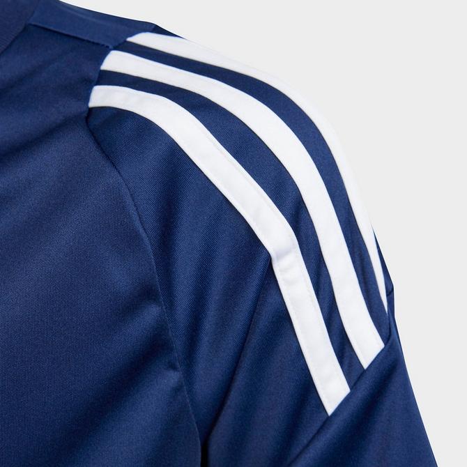 [angle] view of Kids' adidas Tiro 24 Jersey in Team Navy Blue 2/White Click to zoom