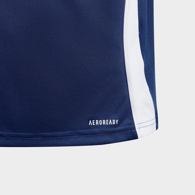 [angle] view of Kids' adidas Tiro 24 Jersey in Team Navy Blue 2/White Click to zoom