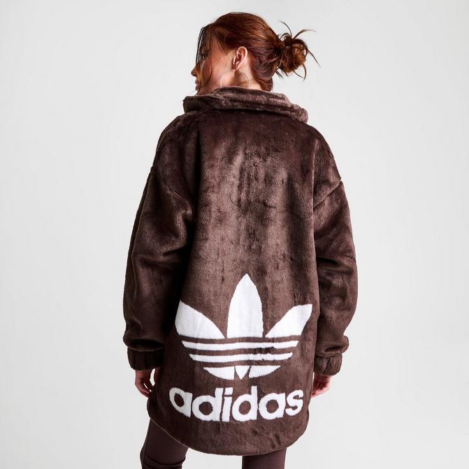 Women's adidas Originals Neutral Court Faux Jacket| Finish Line