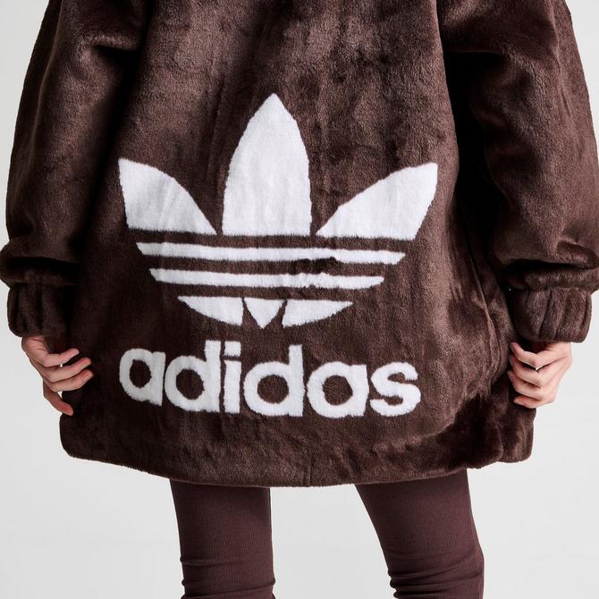 Fur adidas jacket hotsell