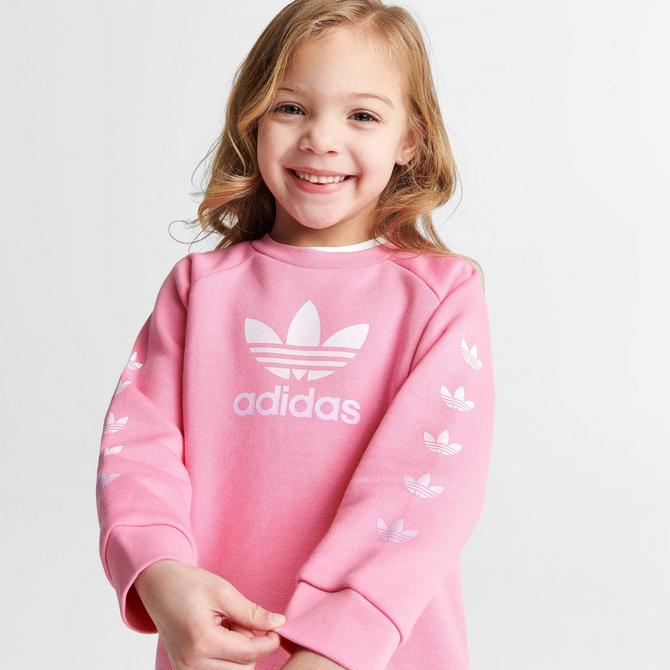 Toddler girl store adidas sweatshirt