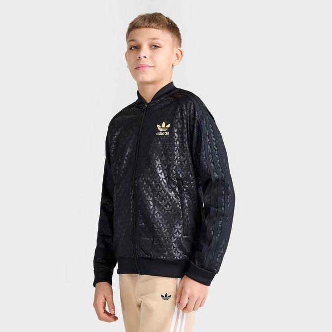 Adidas superstar cheap track jacket kids