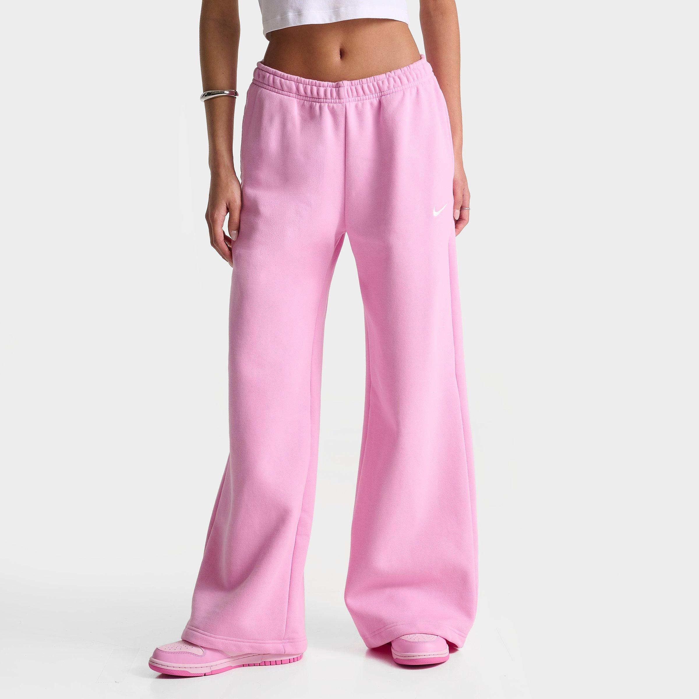 Women's Nike Studio Fleece Medium-Weight Wide-Leg Pants | Finish Line