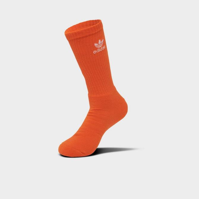 Trefoil Crew Socks 6 Pairs - White, Kids Unisex & Originals