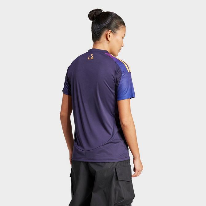 Back Right view of Women's adidas LA Galaxy 25/26 Away Jersey in Noble Ink Click to zoom