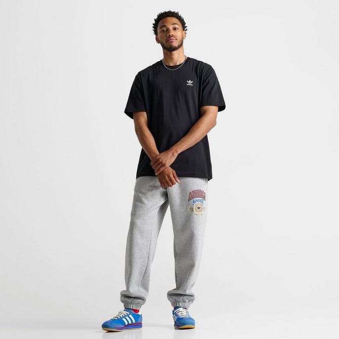 [angle] view of adidas Originals Trefoil Essentials T-Shirt in Black Click to zoom