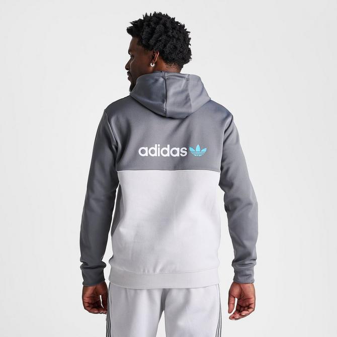 Men s adidas Originals Cutline Material Mix Lifestyle Hoodie