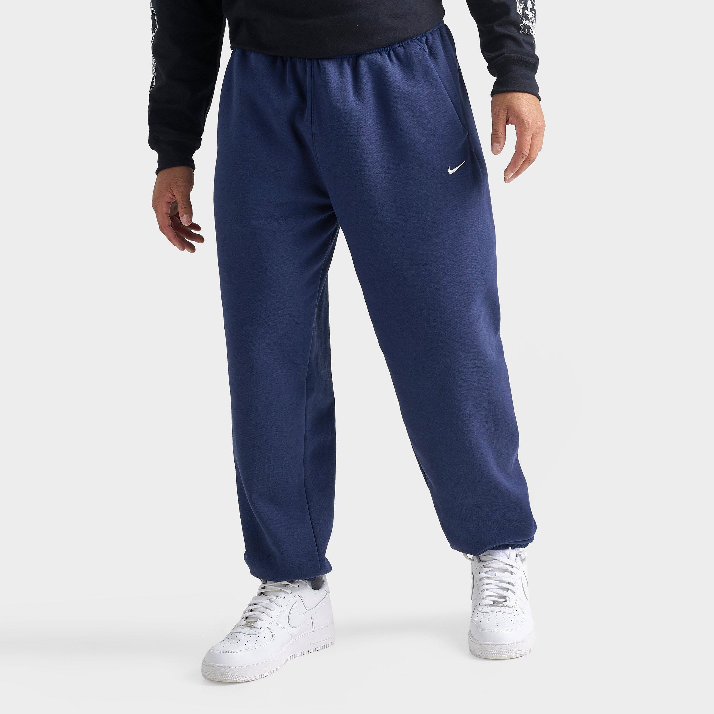 Nike solo swoosh ナイロンパンツ Men's Nike Solo Swoosh Cuffed Sweatpants | Finish Line