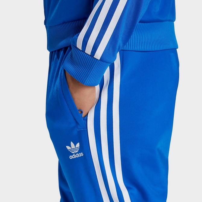 Adidas Kids Originals Adicolor Superstar Track Pants in Red Better Scarlet Size Medium Polyester