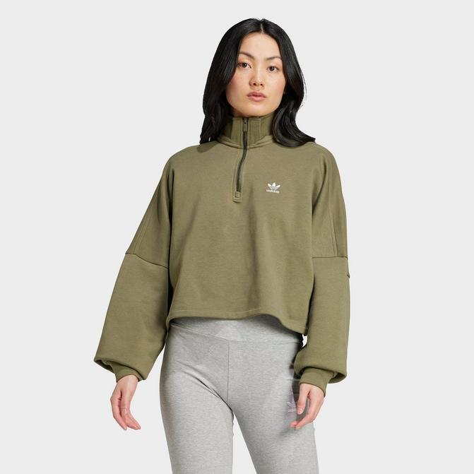 Adidas trefoil fleece hoodie online