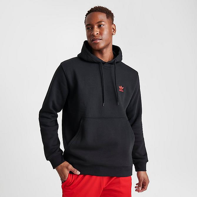 Men's adidas Originals Trefoil Essentials Pullover Hoodie| Finish Line