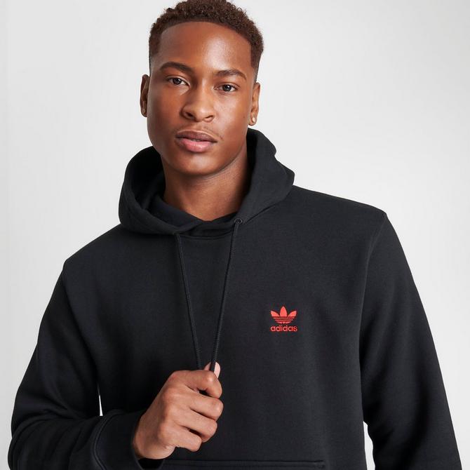 Adidas black trefoil discount hoodie