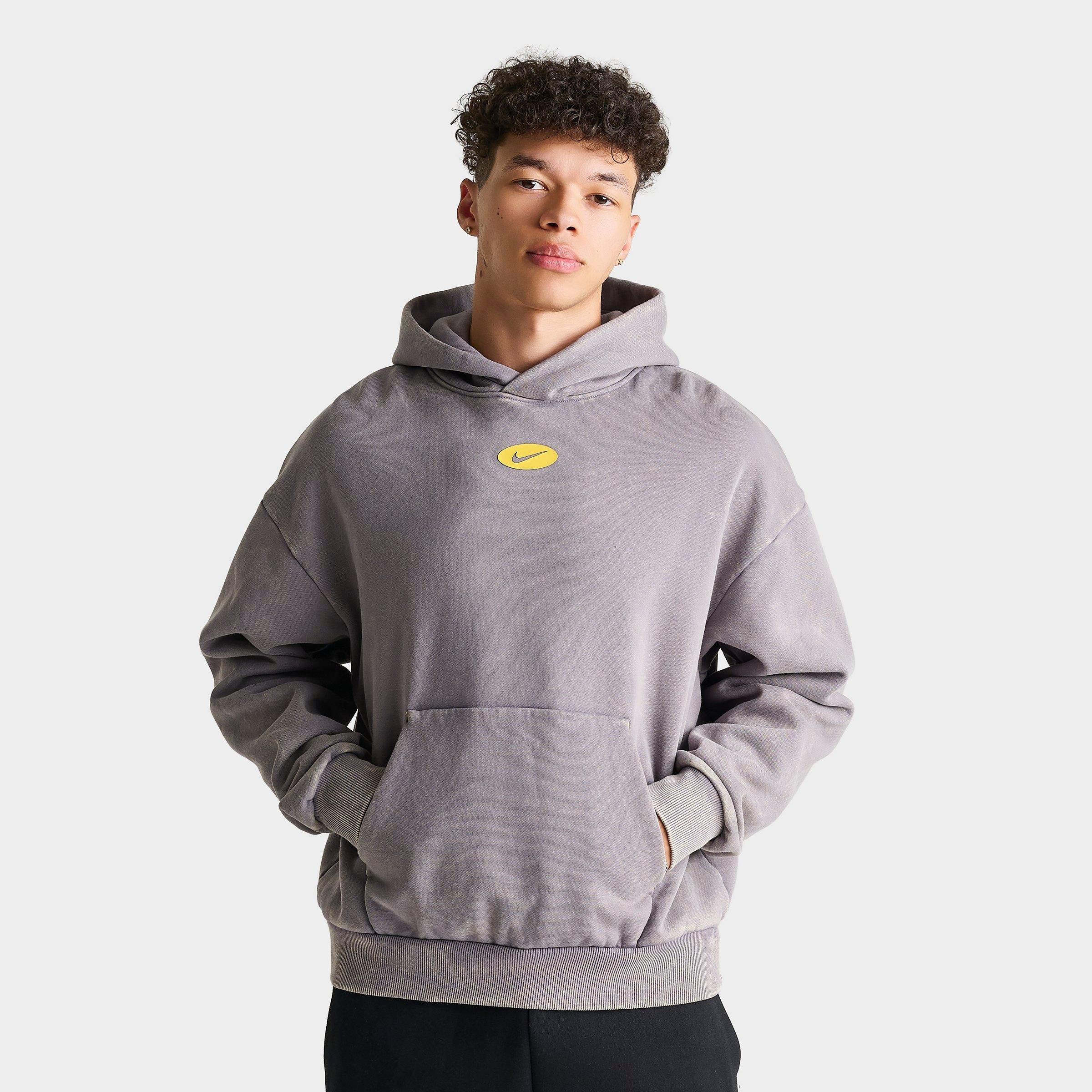 Men's Nike Solo Oval Swoosh Fleece Pullover Hoodie | Finish Line