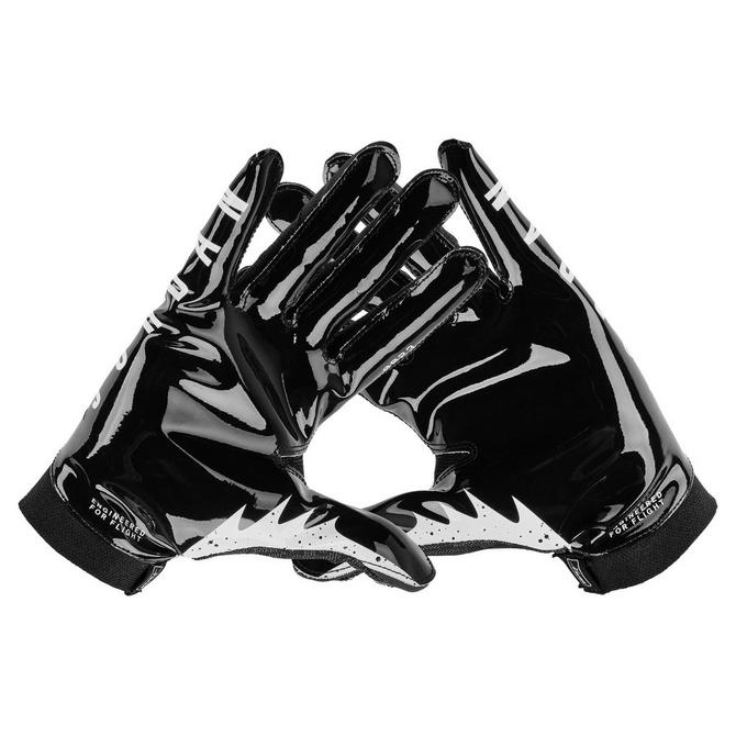 A detailed view of the Jumpman Air Jordan batting gloves worn by