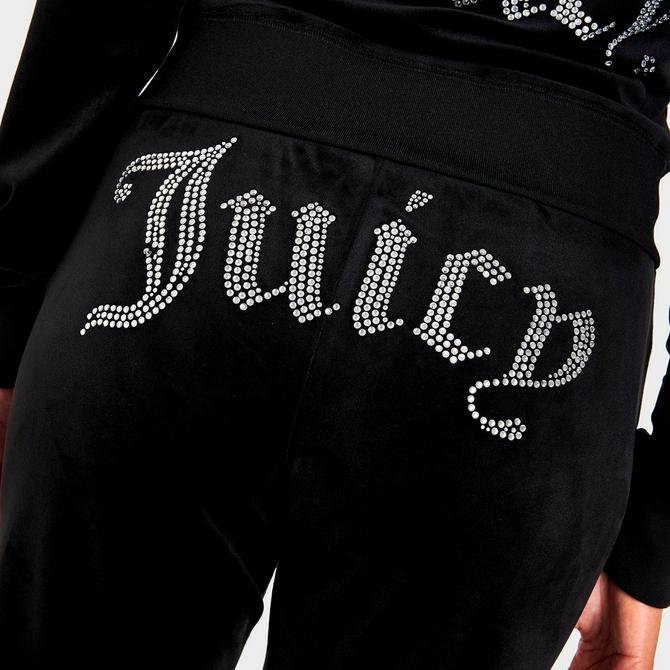 juicy couture black diamante tracksuit