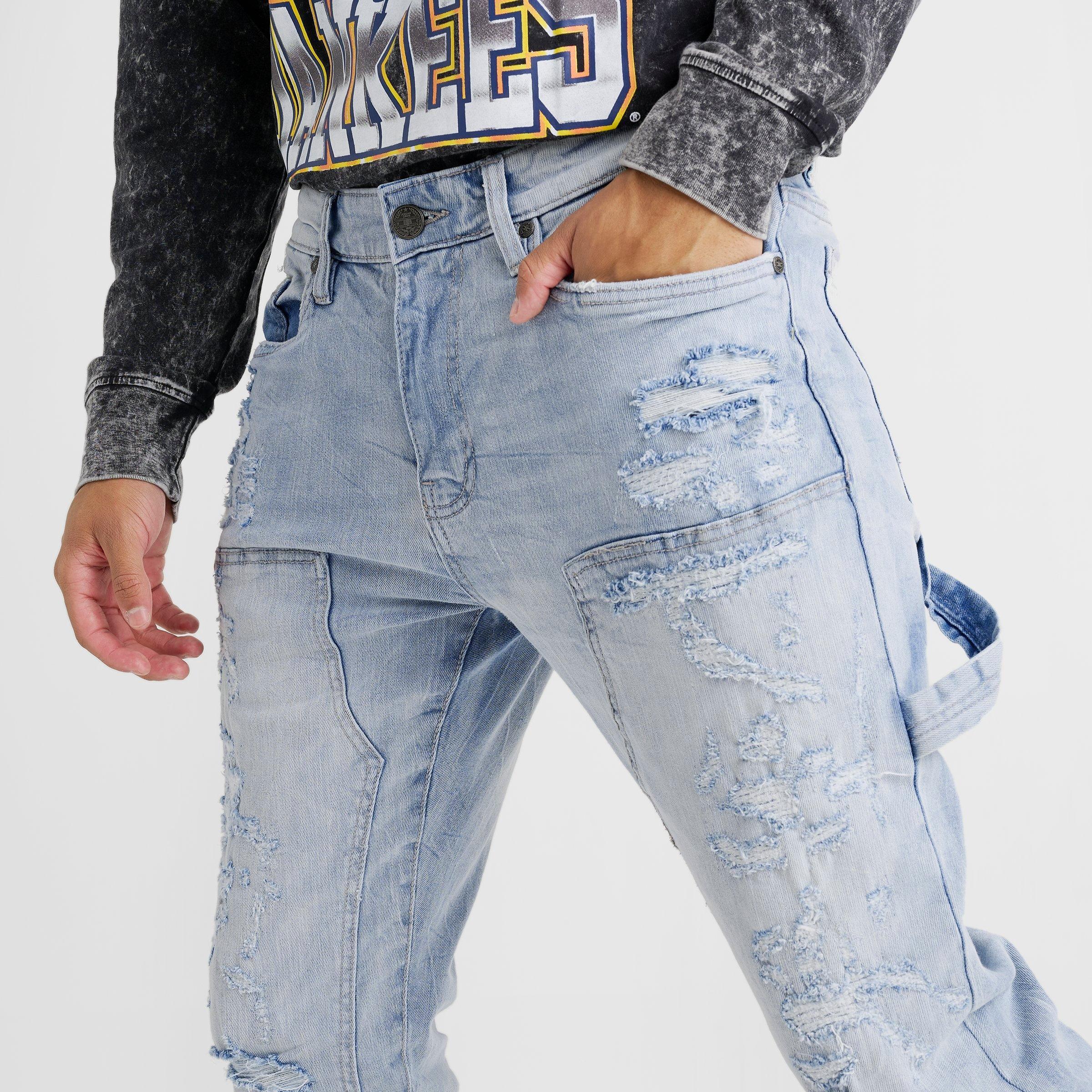 Men's Jordan Craig Distressed Carpenter Denim Jeans
