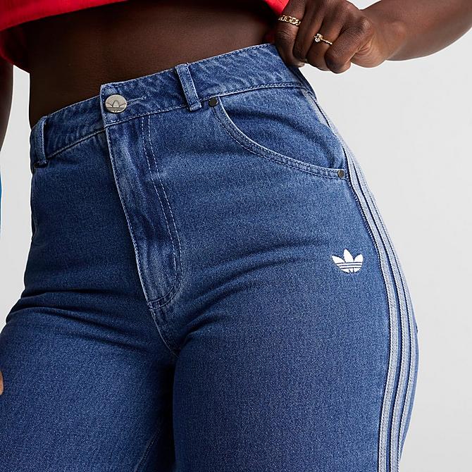 Women's adidas Originals adicolor 3-Stripes Denim Track Women's adidas Originals adicolor 3-Stripes Denim Track