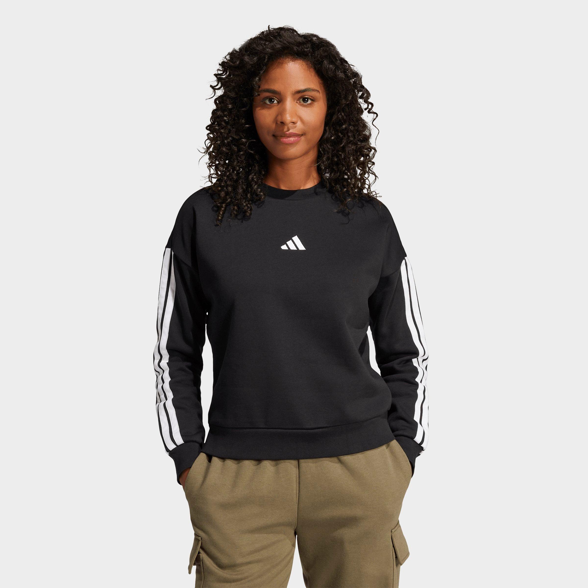 Women's adidas Essentials 3-Stripes Fleece Sweatshirt | Finish Line