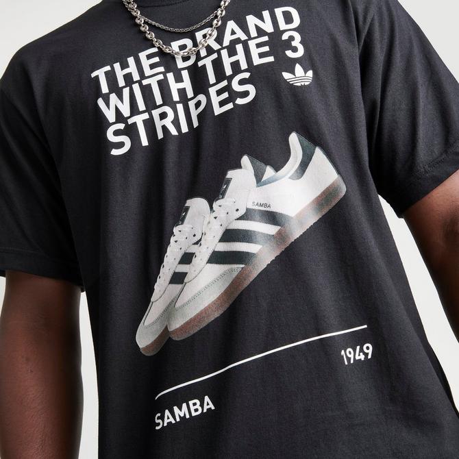 kugle Optimal Grisling Men's adidas Originals Samba Graphic T-Shirt| Finish Line