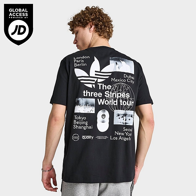 Men's adidas Originals World Tour Graphic T-Shirt| Finish Line