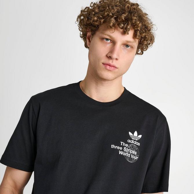 Black and white adidas originals hot sale t shirt