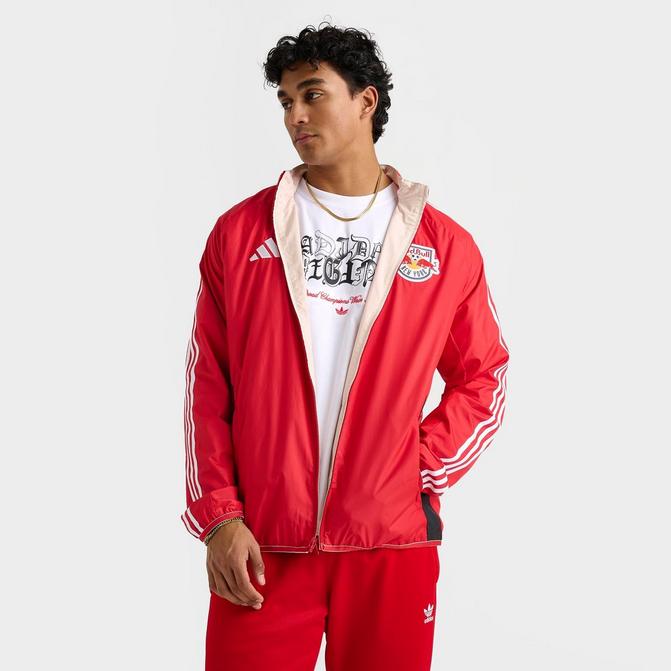 Men s adidas New York Red Bulls MLS Reversible Anthem Jacket Finish Line