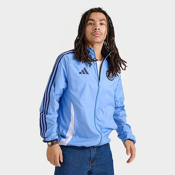 Men's adidas New York FC MLS Reversible Anthem Jacket Men's adidas New York FC MLS Reversible Anthem Jacket
