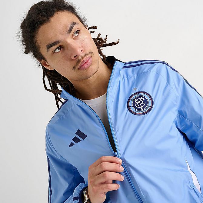 Men's adidas New York FC MLS Reversible Anthem Jacket Men's adidas New York FC MLS Reversible Anthem Jacket