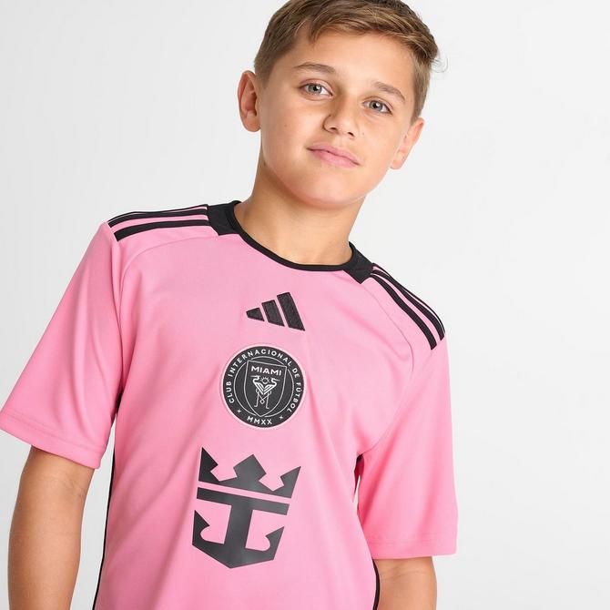 Kids adidas Inter Miami CF 24 25 Messi Home Soccer Jersey
