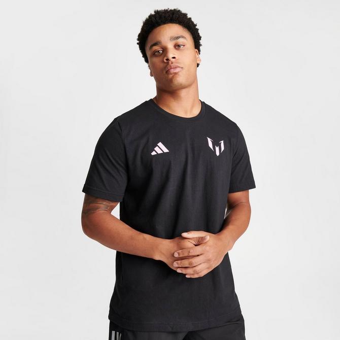 Adidas Inter Miami Messi Mens Short Sleeve Shirt (Black)