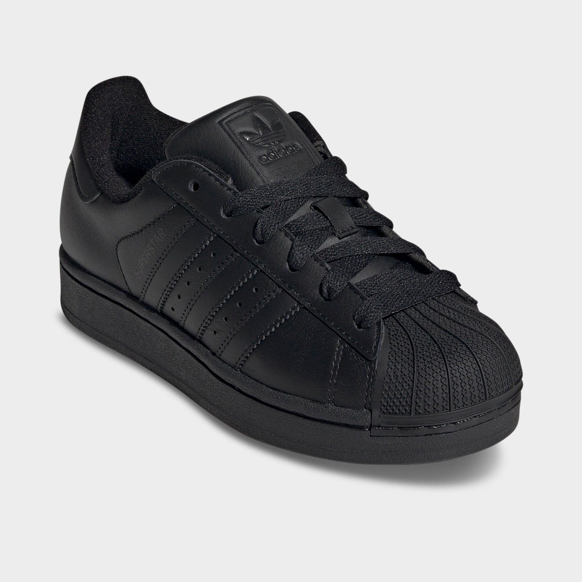 adidas Kids' Grade School Superstar II Shoes, Size 4, Black