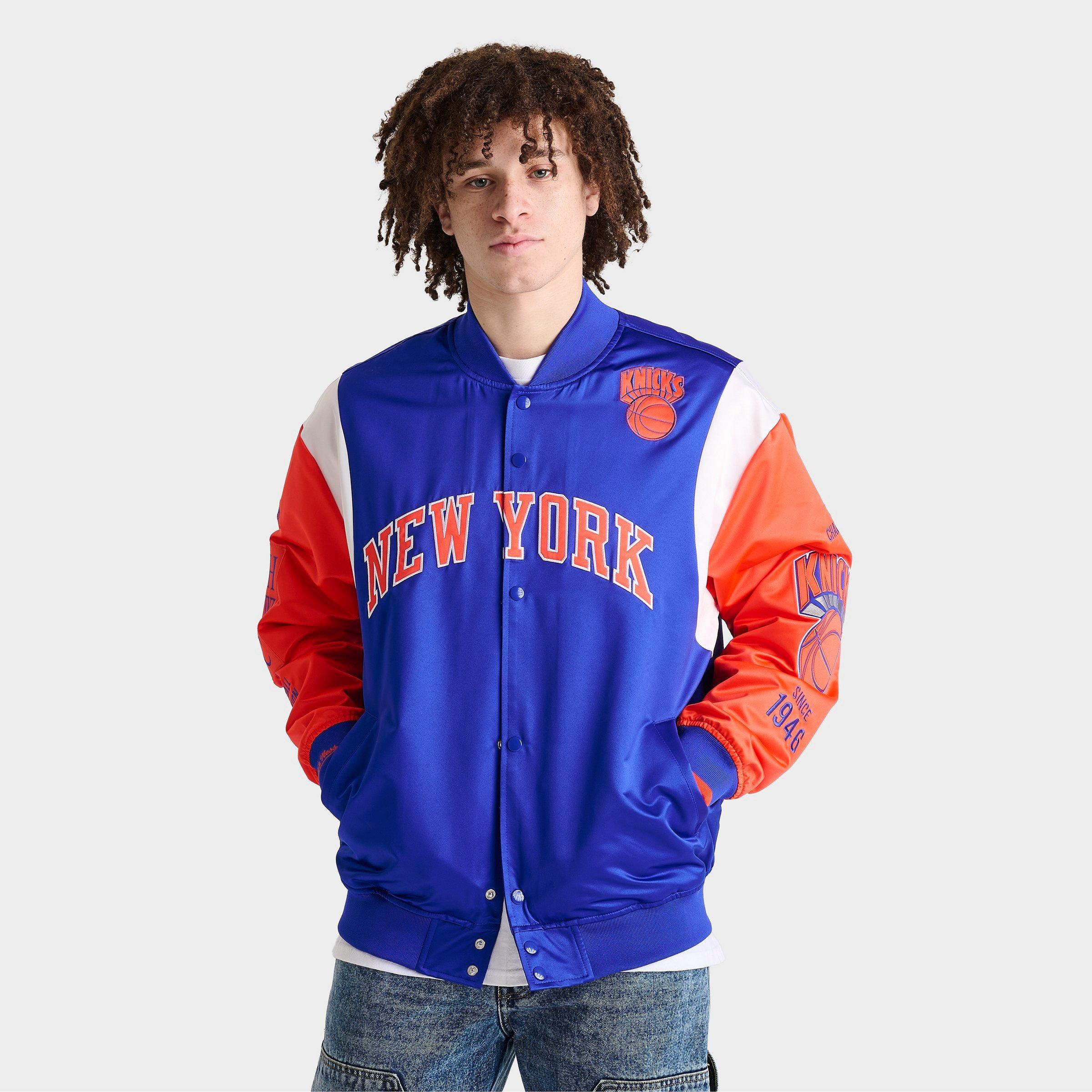 Men's Mitchell & Ness New York Knicks NBA Team Origins Satin