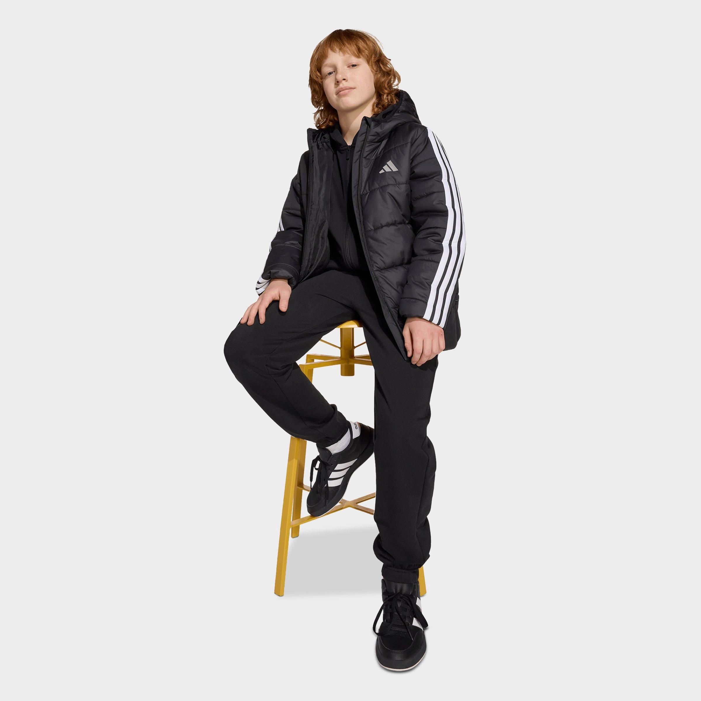 Big Kids' adidas Essentials 3-Stripes Padded Jacket