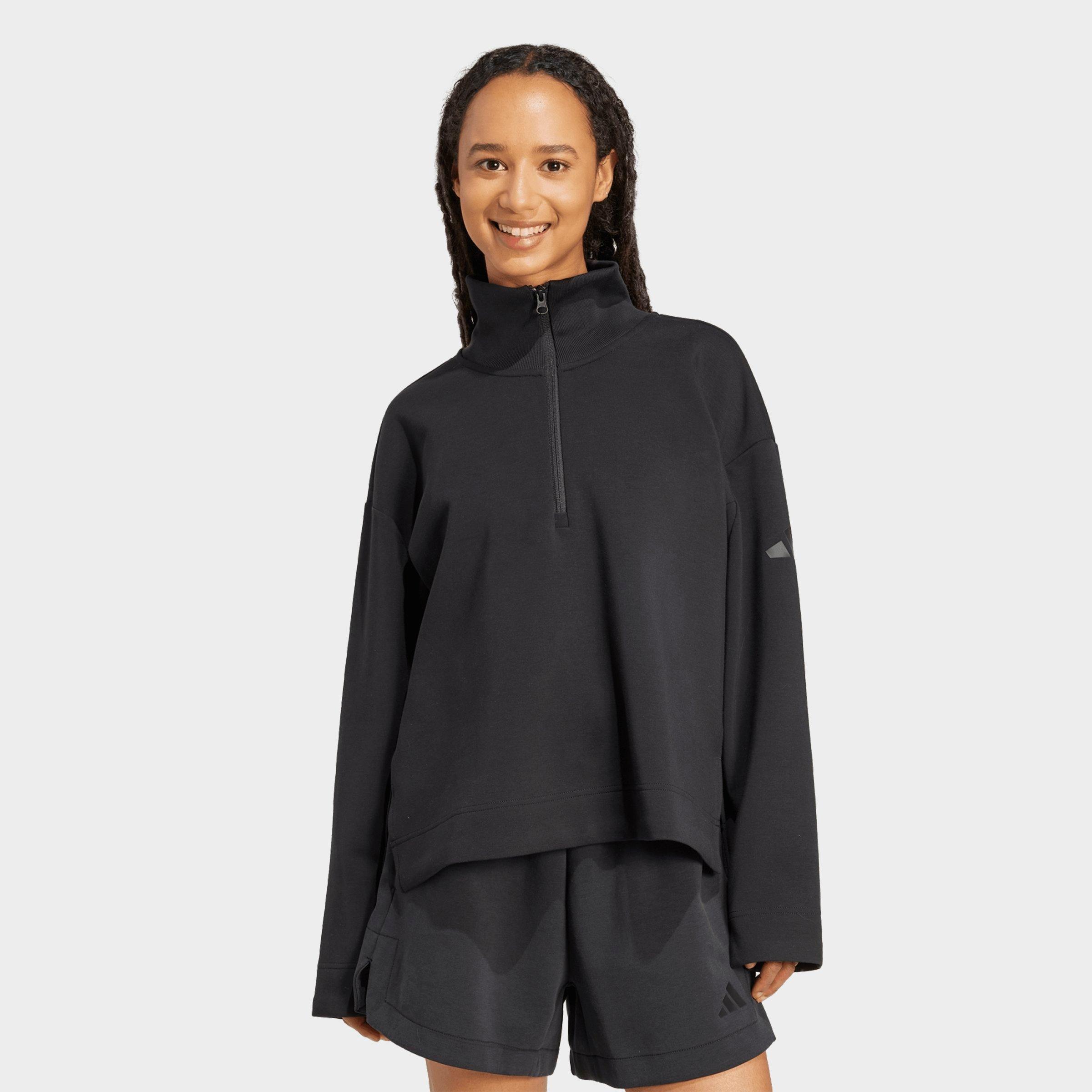 Women's adidas Sportswear Soft Lux Quarter-Zip Jacket | Finish Line
