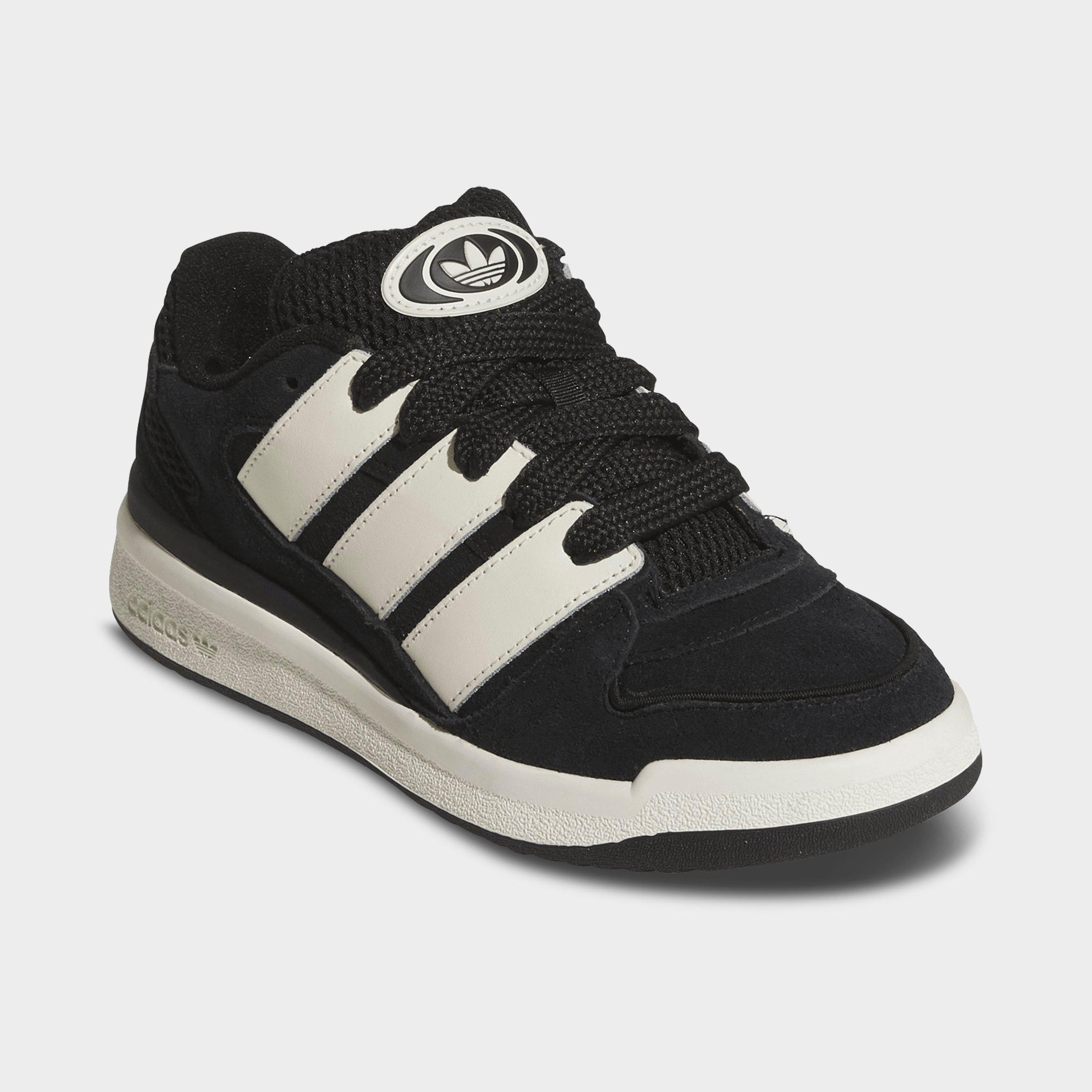 adidas Forum 2000 Shoes - Kids - Core Black / Off White - 4.5
